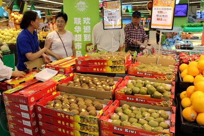 周至攜手上海聯(lián)華超市，開(kāi)拓獼猴桃銷(xiāo)售新藍(lán)海